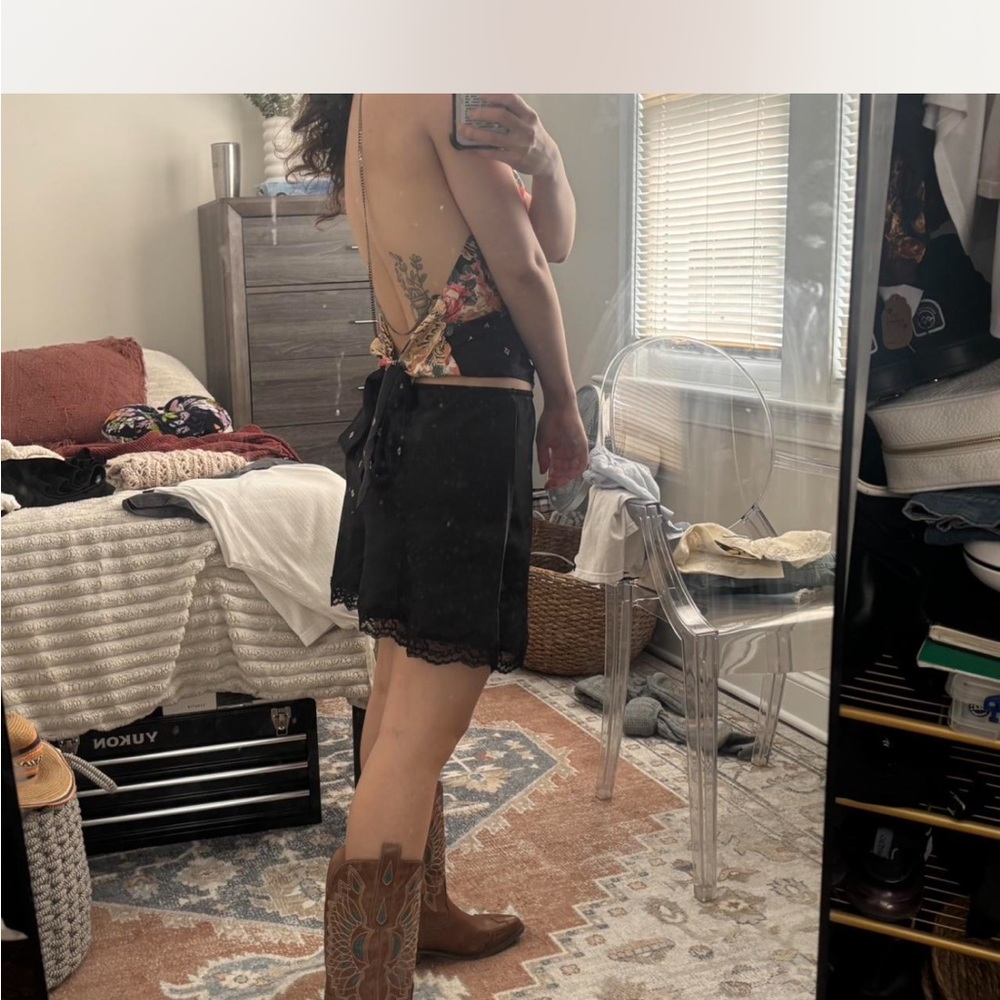 Clarks Brown And Teal Embroidered Western Boots - image 6